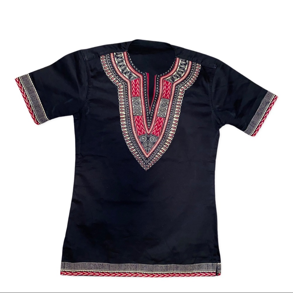 Men’s short sleeve dashiki shirt
